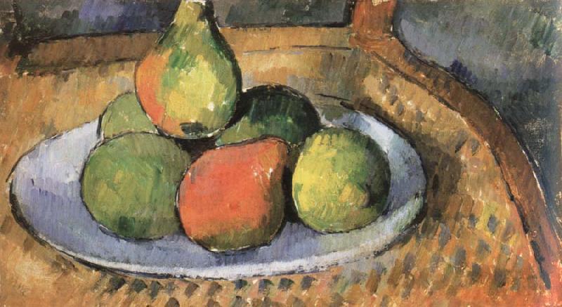 Paul Cezanne pears on a chair France oil painting art